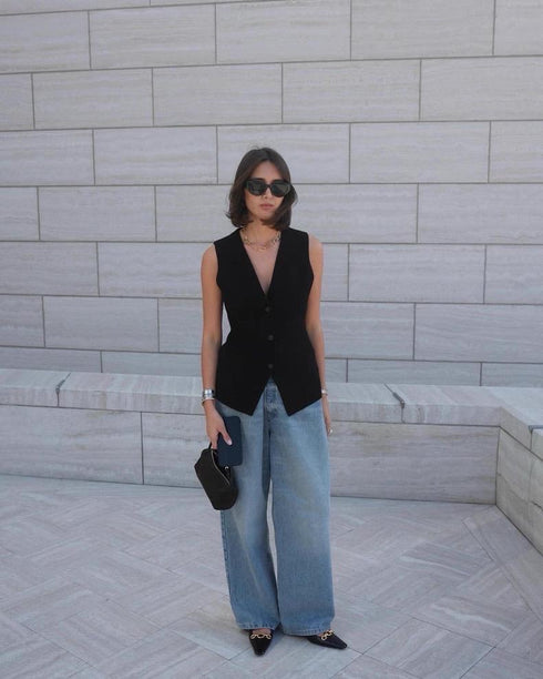 Women Casual V-neck Vest Tops